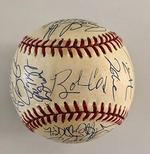 1996. Atlanta Braves tim potpisao je bejzbol - 33 Sigs- Maddox / Jones JSA pismo - autogramirani bejzbol