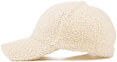 Faux-bejzbol kape od jagnjeće vune toplo-zima Teddy-Hip-Hop kapa od flisa za muškarce i žene putovanja na