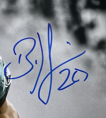 Brian Dawkins potpisao je Philadelphia Eagles 16x20 tamna dimska fotografija JSA ITP - autogramene NFL fotografije