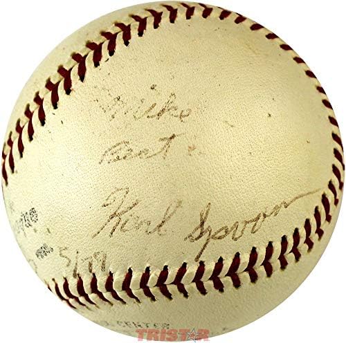 Karl Spooner Autographing Vintage NL bejzbol upisano 5/79 - autogramirani bejzbol