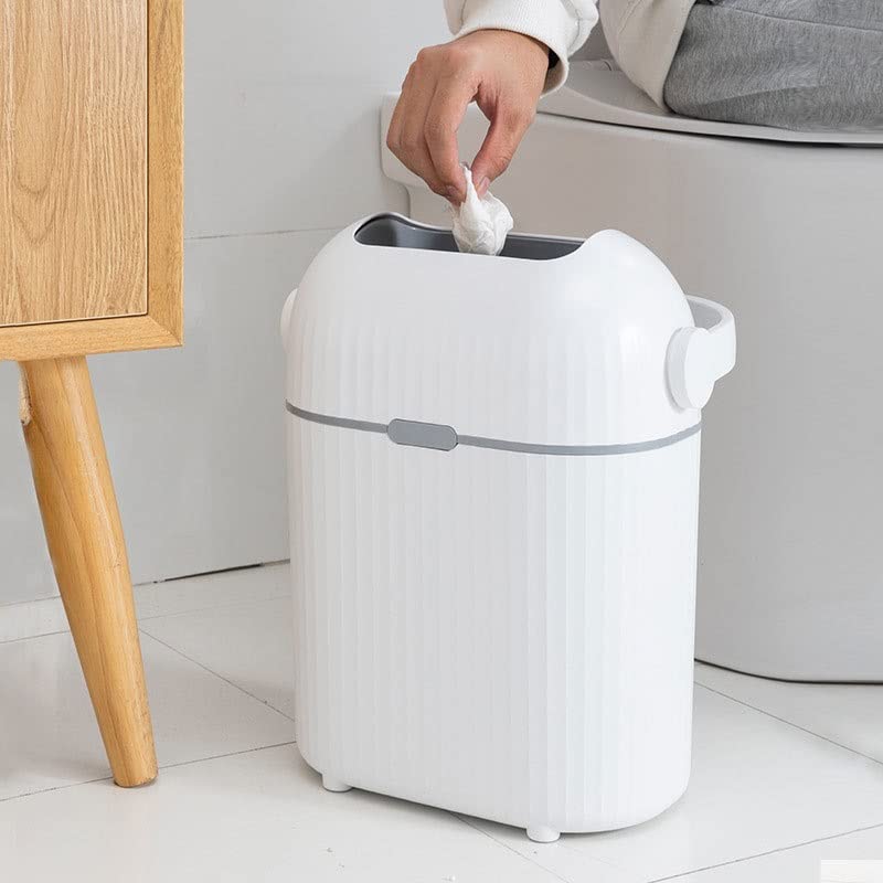 ZHAOLEI prijenosni poklopac za Protresanje kanta za smeće zapečaćena protiv mirisa Kućanska kupaonica spavaća
