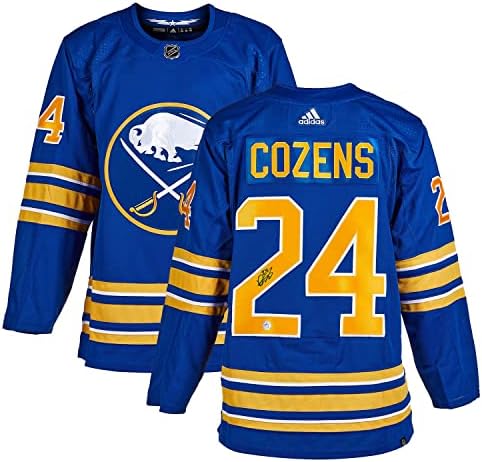 Dylan Cozens Autographing Buffalo Sabers Adidas Jersey - autogramirani NHL dresovi