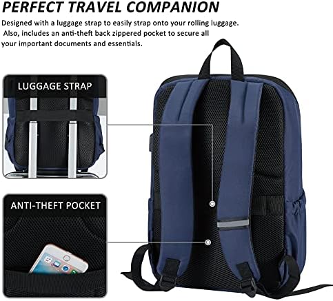 Maxtop backpack ruksak za laptop sa USB punjenjem priključka protiv krađe [vodootporan] Radni fakultet za