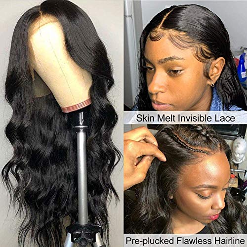 Ali Pearl Hair Body Wave 5x5 čipkasto zatvaranje perike za ljudsku kosu za crne žene Pre Čupane perike za ljudsku kosu ljepljive čipke prednje zatvaranje perike brazilsko tijelo Wave Djevičanska kosa perike prirodne kose