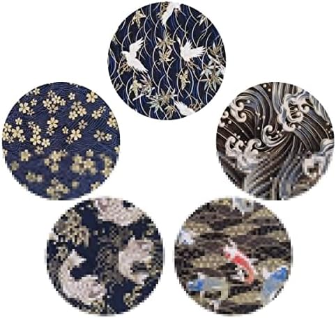 Qililandiy 5kom pamučni uzorak tkanina snopovi tkanine mali cvijet uzorak japanski stil tkanina za zanate