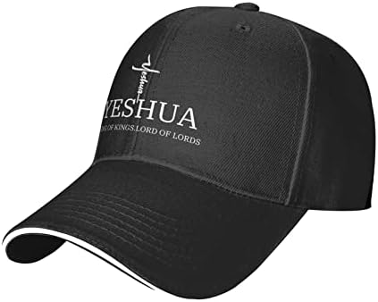 Yeshua Isus Christian Hat za muškarce Žene prilagodljivi tati kamiondžija HATS klasična bejzbol kapa