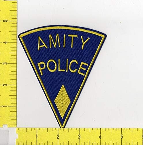 JAWS film Amity Policija žuta dijamantna gvožđa na patch sm