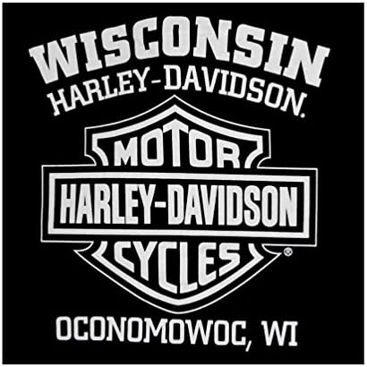 Harley-Davidson muške baštine pulover s kapuljačom s kapuljačom crna hoodie 30296635