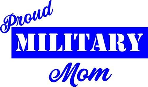 Samo za zabavu 7 x 4,25 Ponosna vojska mama SAD Armijska zračna snaga marinci mornarički vinil die naljepnica