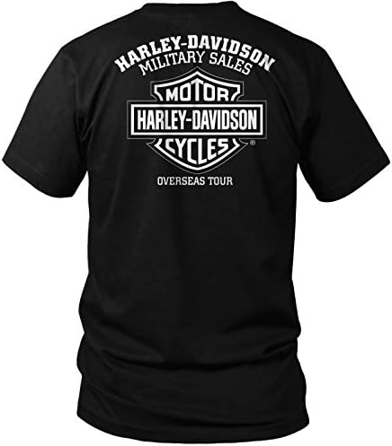 Harley-Davidson vojska - Muška patriotska orla grafička majica - Shady Eagle | Overseas Tour
