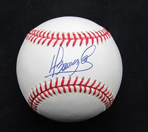 Danys Baez AUTOGREME RULINGS OML Baseball Cleveland Indijanci - autogramirani bejzbol