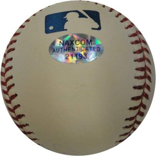 Dan Uggla Ručna potpisana autogradna glavna liga Baseball vrlo izblijedjela NAXCOM - autogramirani bejzbol