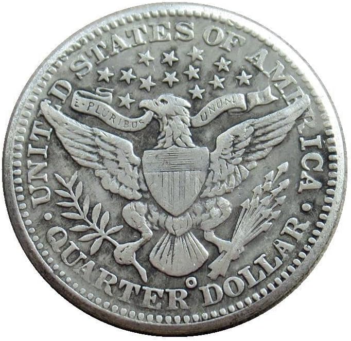 US 25 CENT BARBER 1897 Srebrna replika prigodni kovanica