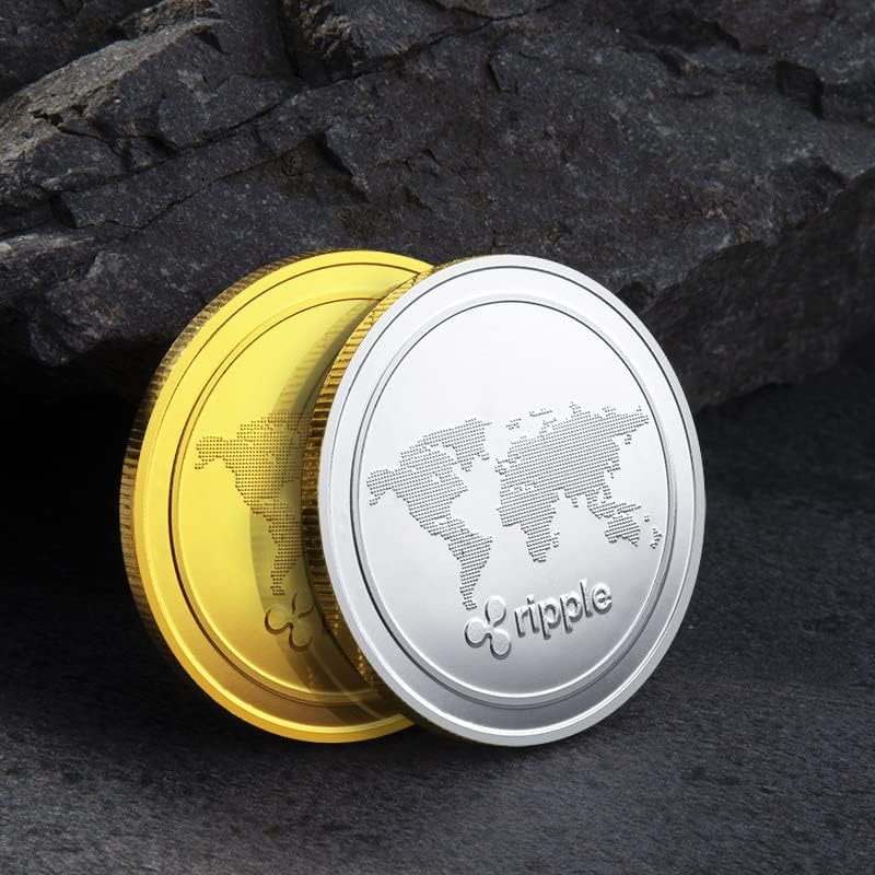 Ripple Coin COIN kolekcionarski kolektori Coin XRP novčić sa CASE COMEMORATIVNI COIN COIN COIN ZLATNI KOINSKI