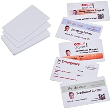 Karte uređaja za digitalno označavanje Colop E-Mark, 85,5 x 54 mm, bijelo, 100 brojeva