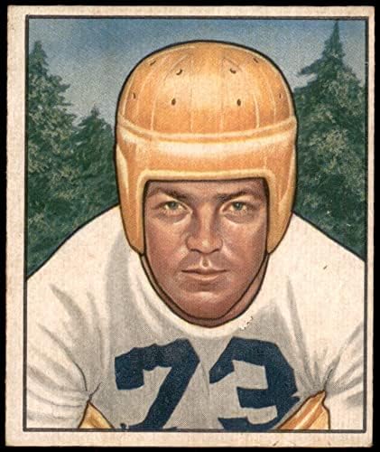 1950 Bowman 89 Darrell Hogan Pittsburgh Steelers Ex Steelers Trinity / Baylor