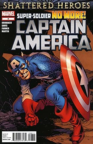 Kapetan Amerika 8 VF / NM; Marvel comic book / Ed Brubaker Shattered Heroes