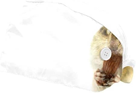 2kom slatke mačke šareni uzorak Radna kapa sa dugmetom, ženski muški radni šešir