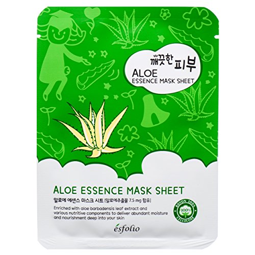 10 pakovanja Esfolio Pure Skin Aloe Vera Essence korejska maska za lice umirujuće hidratantno sa Nautralnim sastojcima
