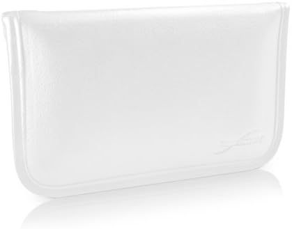 Boxwave Case kompatibilan sa Motorolom Moto Z2 Play - Elite kožna messenger torbica, sintetička kožna poklopac koverte za kovertu za motorola moto z2 Play - bjelory white