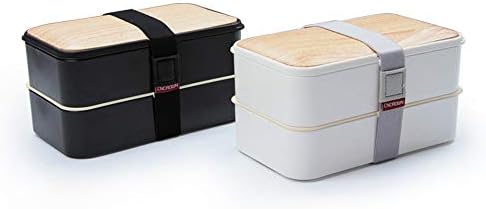 Kutija za ručak kutija za ručak nepropusna Bento kutija kapaciteta 2 nivoa 1200 Ml sa setom pribora za jelo