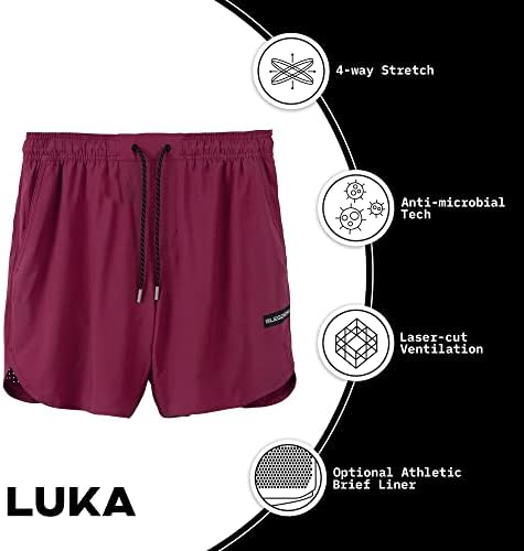 Legende Luka Muške kratke hlače Atletik | Vježba kratka | DEHY FIT THEATS za muškarce