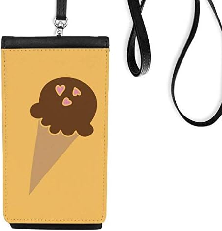 Kikiriki čokolada Sweet Ice Telefon novčanik torbica Viseće mobilne torbice Crni džep