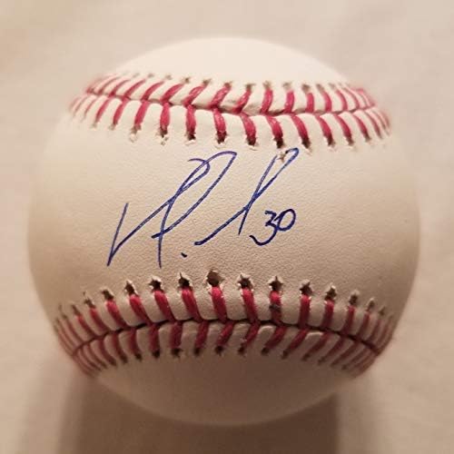 Nomar Mazara autogramirani MLB bejzbol