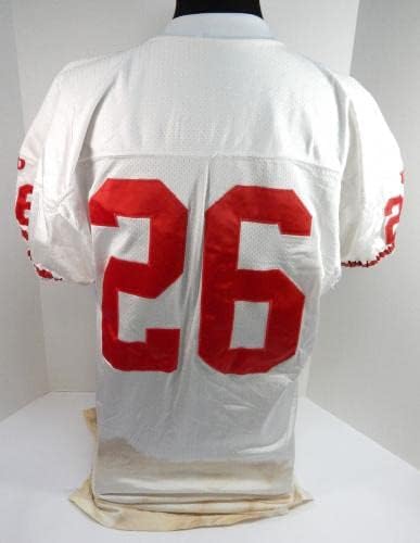 Krajem 1980-ih početkom 1990-ih San Francisco 49ers 26 Igra Polovni bijeli dres 48 721 - nepotpisana NFL