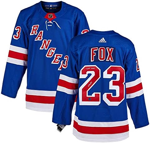 Adam Fox New York Rangers potpisao je 2021 dres Norris Adidas - autogramirani NHL dresovi
