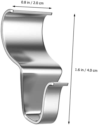 Solustre 8pcs za čelični klip aluminijumski aluminijski alat Viseći bušenje Nema potrebnih kuka za ukrašavanje