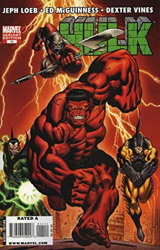 Hulk 11a VF / NM; Marvel comic book | crvena Hulk varijanta