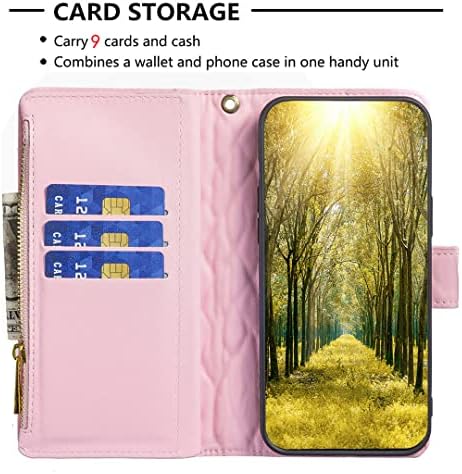 Modni poklopac za iPhone 8 Plus futrole za telefon za žene Premium PU Koža Flip Cover sa 9 kartica za kartice