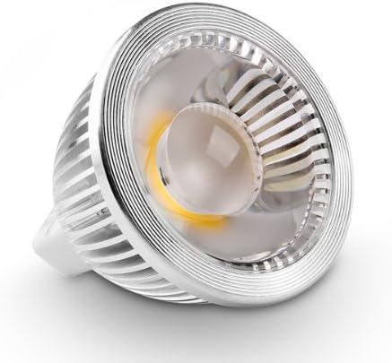 UL LED MR16 GU5.3 Spotlight 3000k toplo Bijela 12v 5W 450lm 50 W ekvivalent 80 stepeni ugao snopa 50kom
