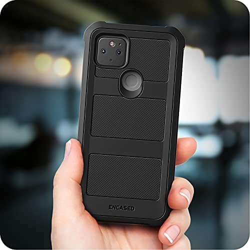 Encased Pixel 5A slučaj - Falcon serija Zaštitni futrola za telefon crna