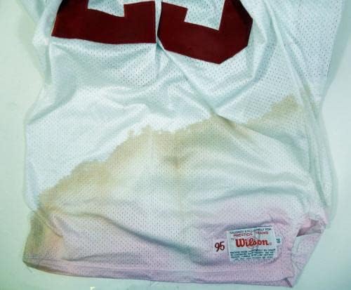 1995 San Francisco 49ers Eric Davis 25 Igra izdana Bijeli dres 44 DP30177 - Neincign NFL igra rabljeni