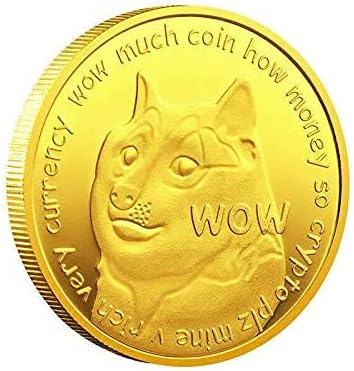 4 kom 1oz Gold Dogecoin Zlatni kolekcionarski novčić, Doge 2021 Kovanice Kovanice Komplementirano ograničeno