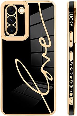 Bonoma Kompatibilan sa Samsung Galaxy S21 Case Love Pismo grafički oblaganje Elektroplata luksuznog elegantnog