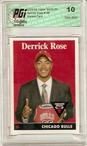Derrick Rose 2008-09 TOPPS 58/59 SP Rookie Card PGI 10 - Košarkaške ploče Rookie kartice