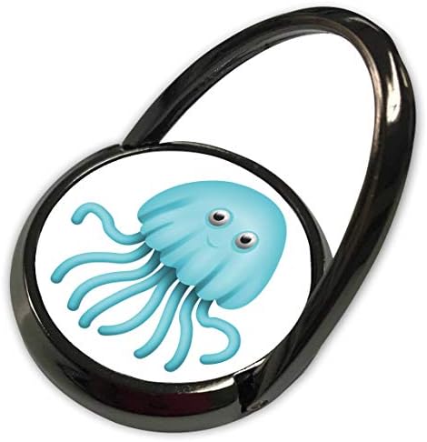 3Droza Anne Marie Baugh - Slatke ilustracije - Slatka Aqua Jelly Fish Ilustracija - telefonski prsten