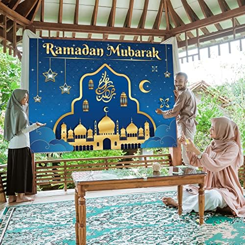 Veliki Ramazan Mubarak dekoracije Ramadan Backdrop Ramadan dekoracije Backdrop Banner Ramadan dekoracije za dom Ramadan Party dekoracije za Party