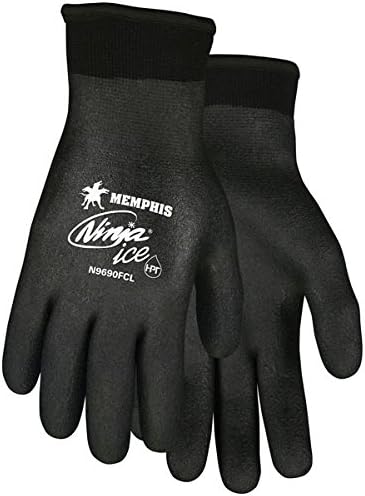 Memphis MCR sigurnost N9690FC ninja led potpuno obložena 15 mjerača crna najlon, HPT potpuno obložena veličina