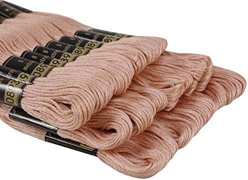 IBA Indianbeautifulart Anchor Hand Cross Stitch Stranded Cotton vez Thread Floss paket od 25 pletenica-Baby