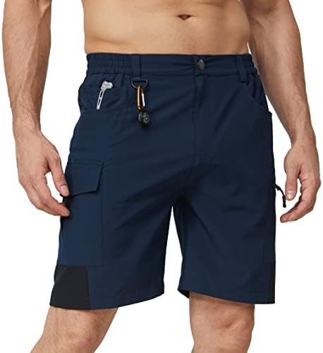 Nomolen Muški planinarski teretni kratke hlače Lagane suhe atletske kratke hlače sa više džepom za vježbanje