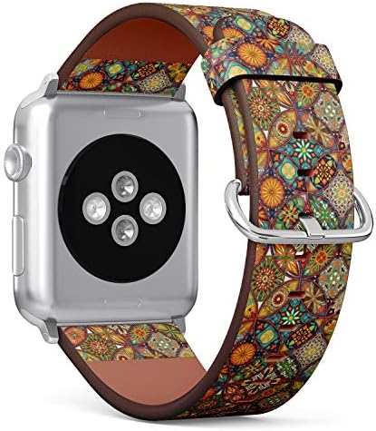 Pattern kožna narukvica traka za Apple Watch serija 4/3/2/1 gen, zamjena za iWatch 38mm / 40mm trake