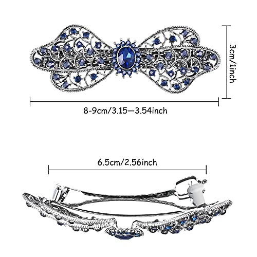 5 komada Kristalne rhinestones Barrettes Flower Butterfly Pearl Francuski isječak Vintage Spring Lip za