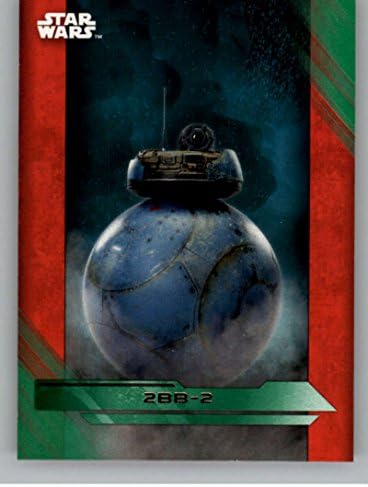 2017 TOPPS STAR WARS The Last Jedi Green Trading Card 33 2BB-2
