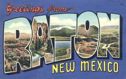 Raton, New Mexico Razglednica