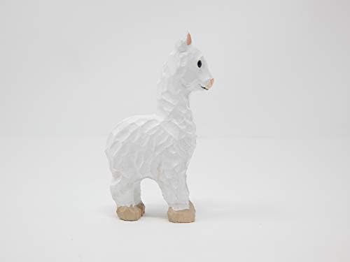 Selsela Llama Figurinska statua Alpaca Minijatura Mali životinjski dekor dekora umjetnička skulptura
