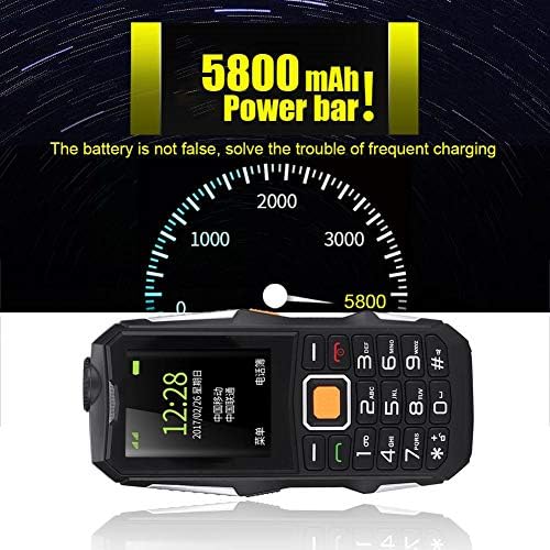 Krizni stariji mobilni telefon, viši gumb Veliki ekransko-ekrana gumb za mobitel glasniji U001 Seniori sa